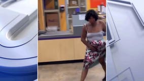 VIDEO: Homeless woman charges couple at Hollywood Kinkos