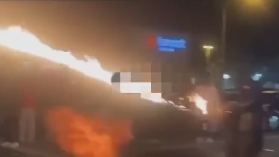 2nd flamethrower-wielding suspect ID'd in San Bernardino street takeover