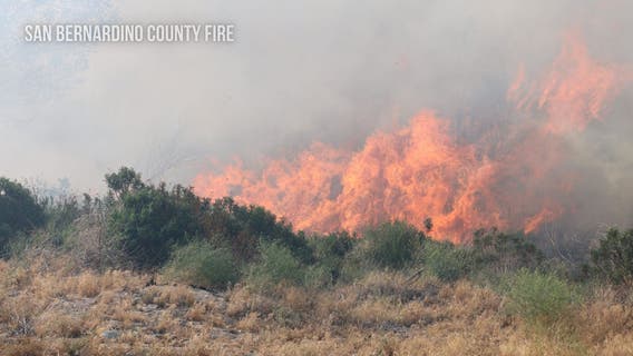 Hesperia Fire: Crews battling large fire in San Bernardino County