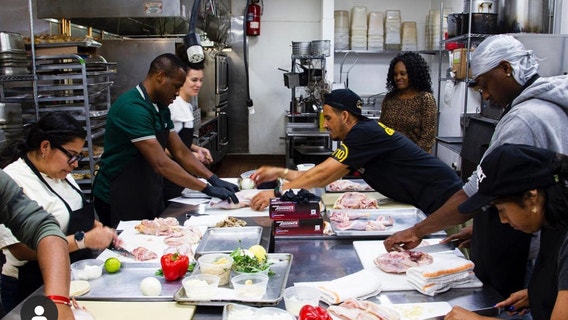 Downtown LA catering company inspires through weekly cooking class for nonprofits