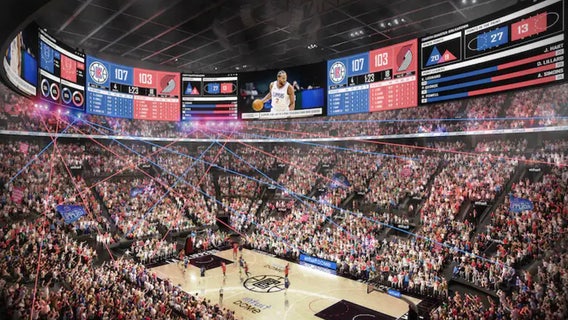 Clippers’ Intuit Dome to feature massive, innovative scoreboard