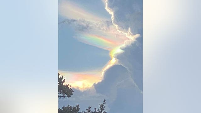 Florida woman spots 'fire rainbow' in sky