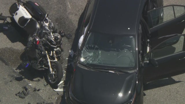 Crash involving motorcycle cop under investigation in Beverly Hills