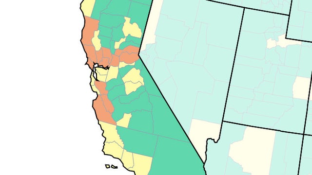 List: 13 California counties enter CDC's 'high' transmission COVID category