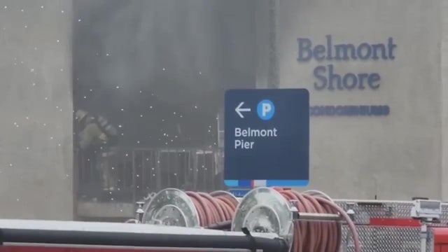 4 Long Beach firefighters injured in fire where fireworks were stored