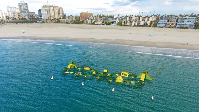 Wibit playground opening in Long Beach