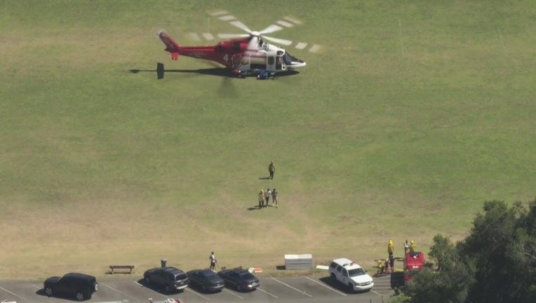 LAFD safely rescued a group of hikers from the Pacific Palisades area.