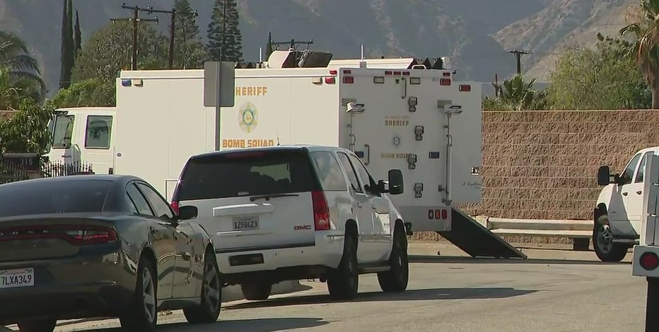 Azusa neighborhood evacuated after cache of illegal fireworks found in home