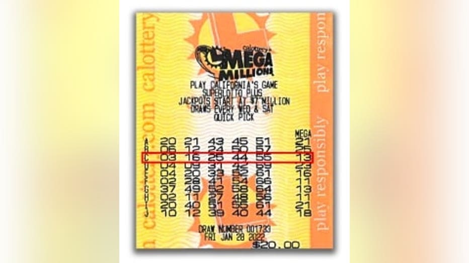 Winning Mega Millions ticket bought in Woodland Hills