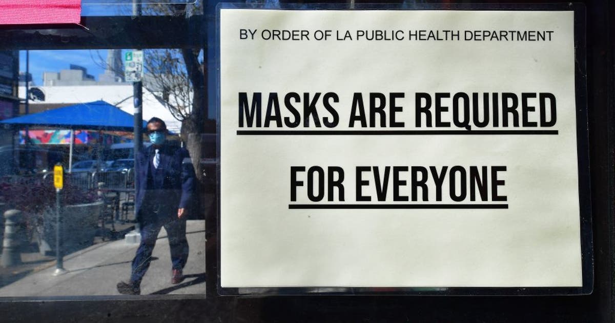 LA County nears indoor mask mandate as it enters 'high' COVID category ...