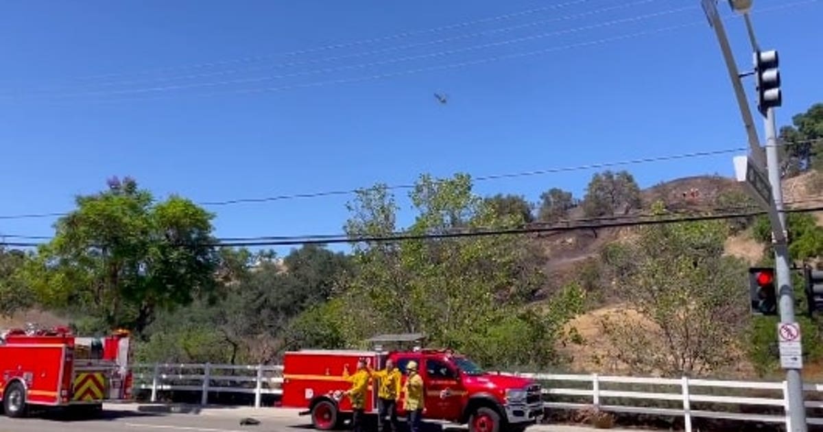 Forward progress stopped in Diamond Bar fire | FOX 11 Los Angeles