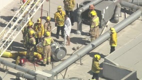 Fire crews rescue naked man from 18-inch restaurant vent in Beverly Grove