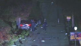 4 hospitalized, 22-year-old arrested after police chase ends on UCLA campus