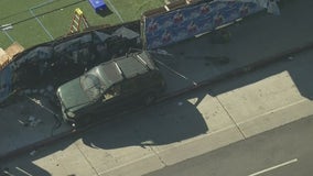 1 dead, another hurt after SUV crashes into bus stop bench in Elysian Park