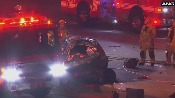 1 killed in crash on 110 Freeway in Elysian Park