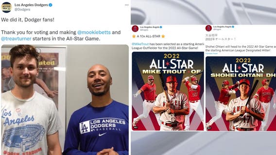 Mike Trout, Shohei Ohtani, Mookie Betts, Trea Turner to start All-Star Game in LA