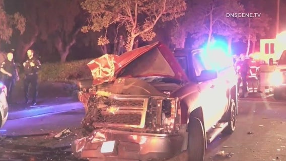 4 deputies struck and injured while making arrest in Yorba Linda