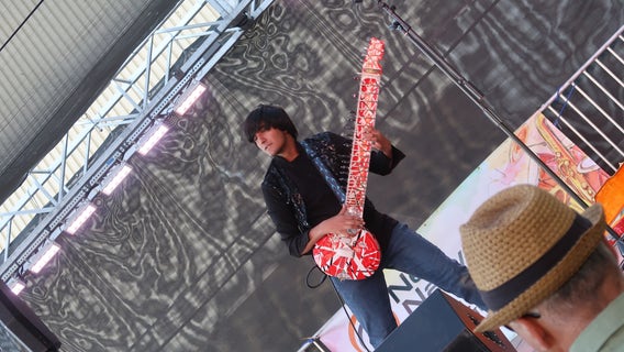 Teen plays 117 instruments, inspires cultural learning through music