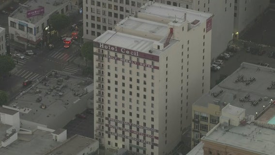 Arrest made after man was shot near former Cecil Hotel in downtown LA