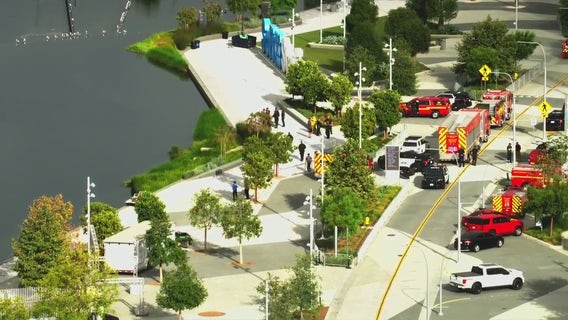 Man's body pulled from lake at SoFi Stadium