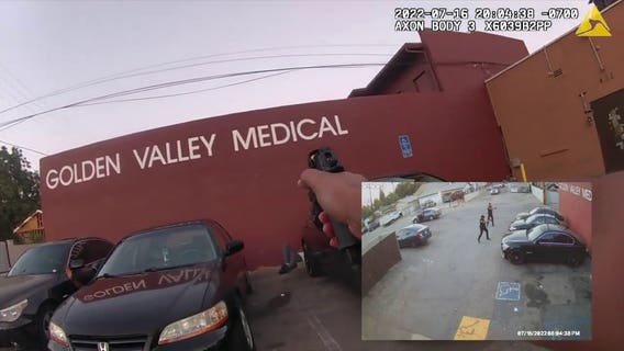 Body cam video released of armed man getting shot, killed by San Bernardino cop