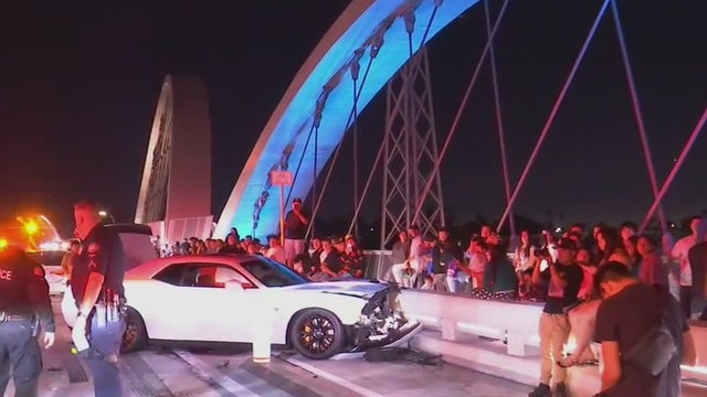 LA's 6th Street bridge becomes newest hotspot for street takeovers