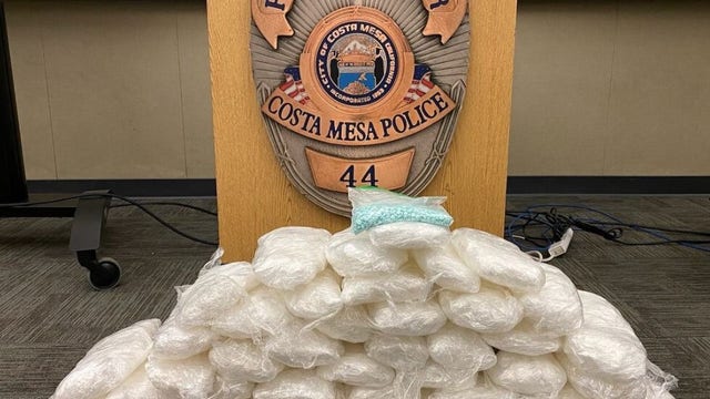 60 pounds of meth among illegal drugs seized in Costa Mesa