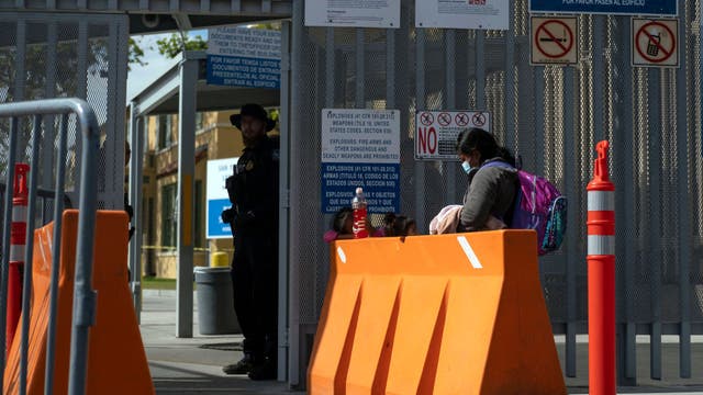 California immigration detention facility near empty