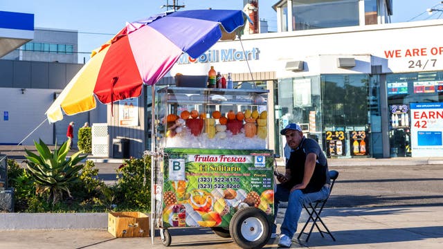 Robberies involving street vendors have increased by 20% across Los Angeles, police say