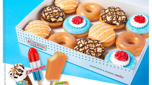 Krispy Kreme churning out ice cream truck flavored doughnuts for the summer