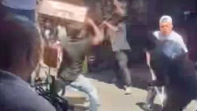 VIDEO: Violent street brawl breaks out in Santee Alley