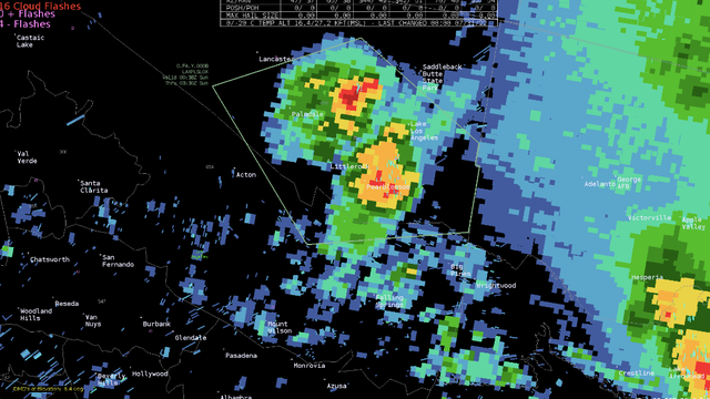 Flash Flood Watch in effect for parts of SoCal