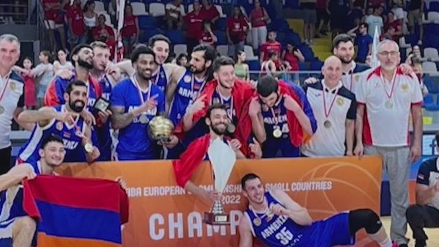 Local athletes win big for Armenia in FIBA European Championship for Small Countries
