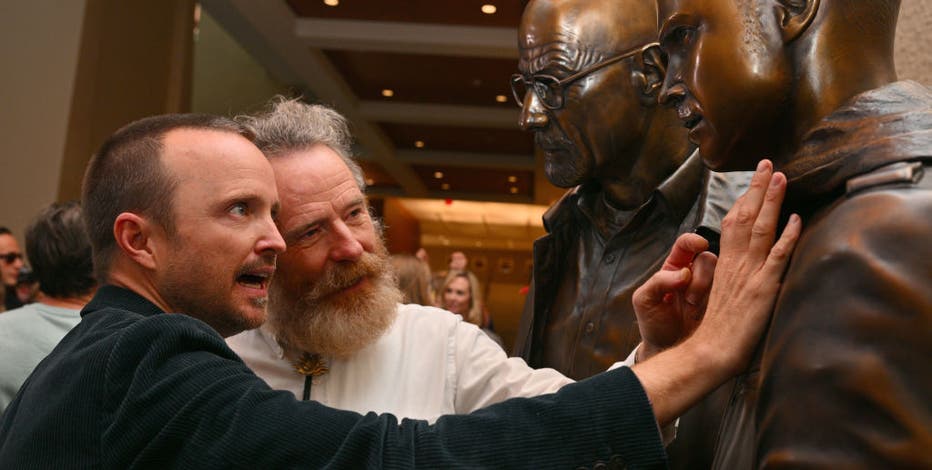 Breaking Bad' statues unveiled in Albuquerque amid state's drug crisis