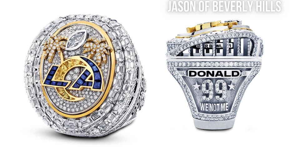 L.A. Rams Unveil Insane Super Bowl Rings Featuring Palm Trees & SoFi  Stadium Replica