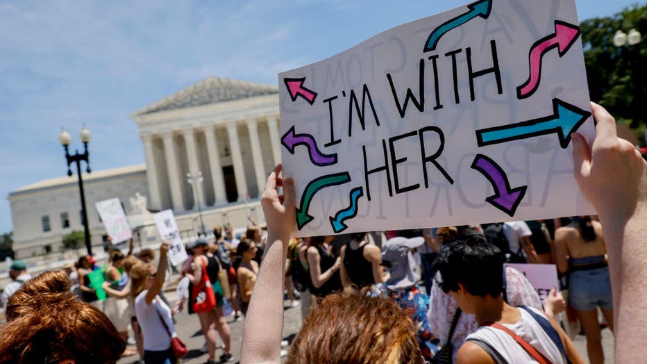 Abortion Is Freedom Rally At US Supreme Court