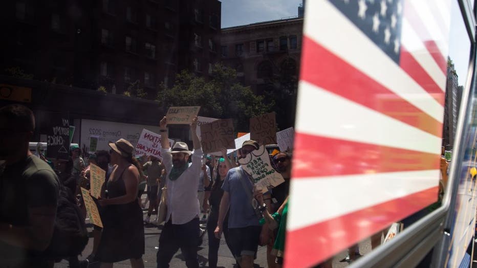 U.S.-NEW YORK-ABORTION RIGHTS-PROTEST