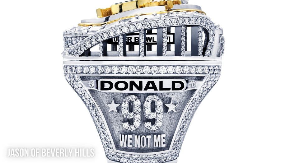2021 LA Rams Super Bowl Champions Ring W/Donald & his 99