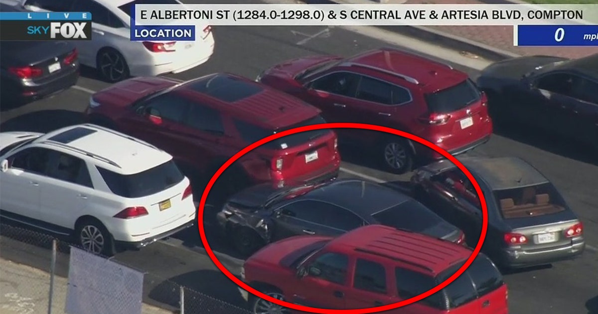 Two suspects in custody after wild police chase across Los Angeles ...