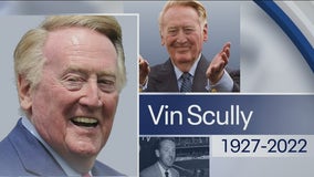 How the Dodgers honored Vin Scully during their first game back at Dodger Stadium