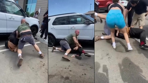 'You're choking a kid!': Video shows grown man fighting 13-year-old in Valencia