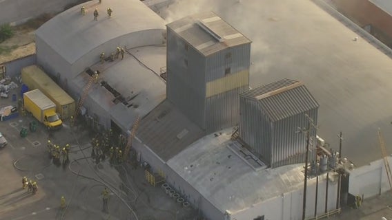 Crews put out structure fire at South LA marijuana grow operation