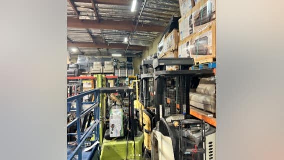 Over 120 stolen forklifts recovered in Commerce: PD