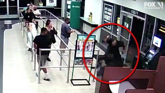 Man captured on video randomly attacking people with metal rod in Lynwood