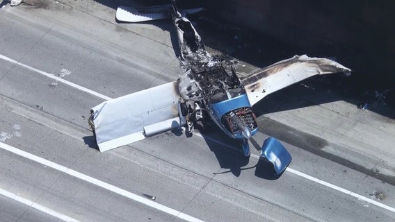 Plane that crashed on 91 Freeway lost engine power: Report