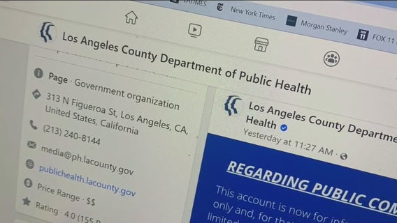 LA County health department turns off social media replies, says account is for 'informational purposes' only