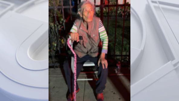 Elderly woman found walking alone in LA reunited with family