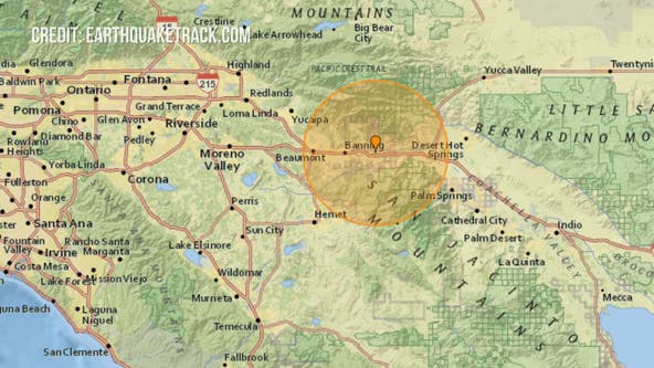 Magnitude 3.3 quake rattles Riverside County