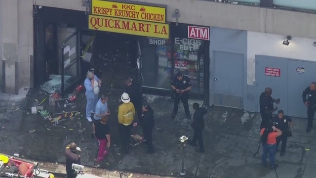 2 wanted in apparent firebombing of DTLA store