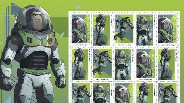 'To infinity and beyond': USPS debuts new Buzz Lightyear stamp